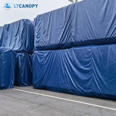 Litong Heavy Duty Tarpaulin Manufacturer PVC Knife Coated Tarpaulin Εφοδιαστικό περιέκτη κάλυμμα