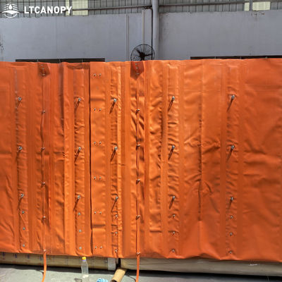 Φράγμα ελέγχου πλημμύρας νέου μοντέλου Litong 1,8M Ύψος Προσαρμοσμένο Αφαιρούμενο Φράγμα
