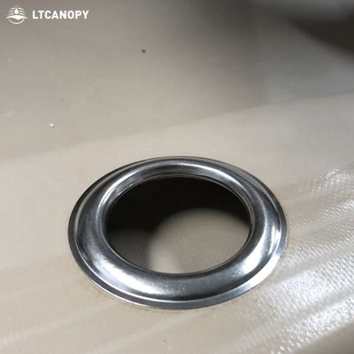 Υψηλής αντοχής μουσαμάς PVC Litong Khaki 1000d για κάλυμμα φορτηγού