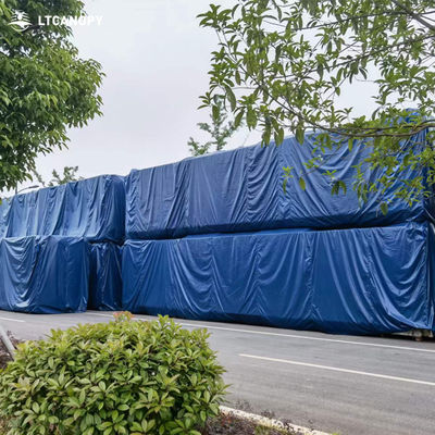 Litong Heavy Duty Tarpaulin Manufacturer PVC Knife Coated Tarpaulin Εφοδιαστικό περιέκτη κάλυμμα
