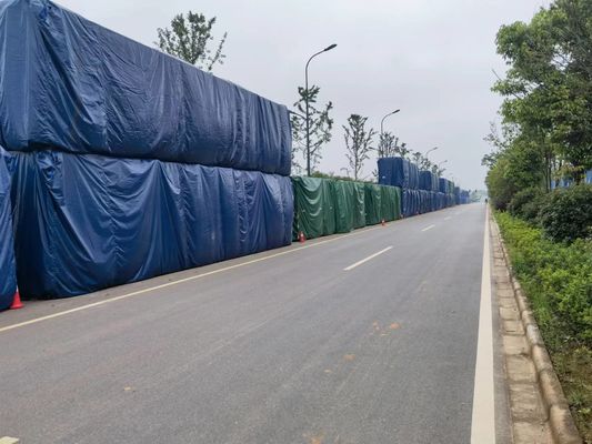 Litong Heavy Duty Tarpaulin Manufacturer PVC Knife Coated Tarpaulin Εφοδιαστικό περιέκτη κάλυμμα