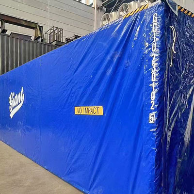 Litong Eco Friendly Box Shape Shipping Container Cover Tarp Blue 750gsm PVC Tarpaulin Cover (Περιβληματική κάλυψη για φορτηγό)